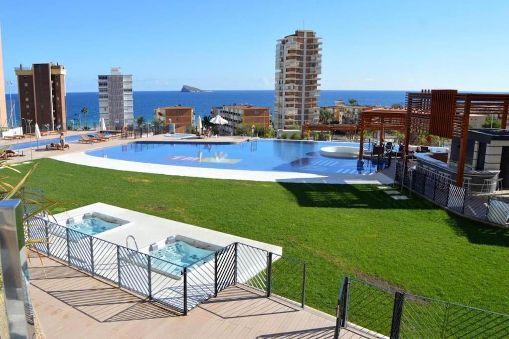 Luxury Apartment Residencial Sunset Drive - Benidorm, Espana Exterior foto